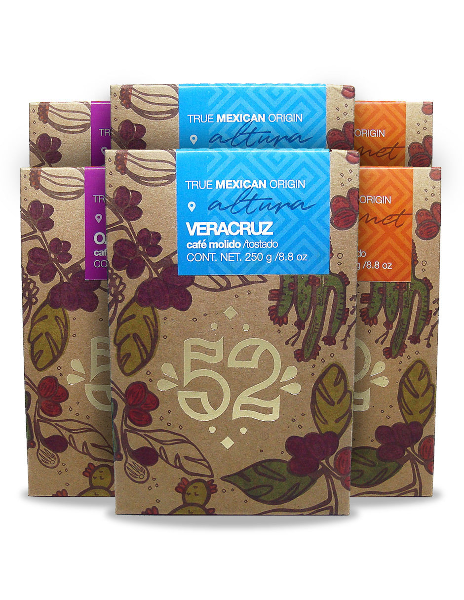 Café Artesanal 52 ELITE Edition Pack de 6 - Molido