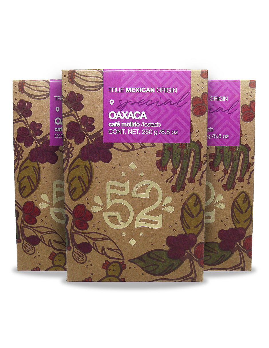 Café Artesanal 52 SPECIAL Oaxaca Pack de 3 - Molido