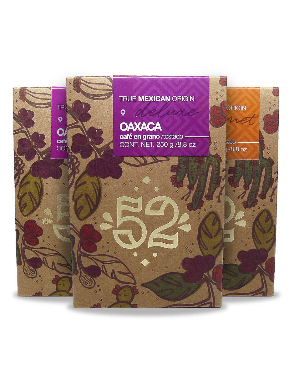 Café Artesanal 52 BEAN 3.2 Edition Pack de 3 - Grano