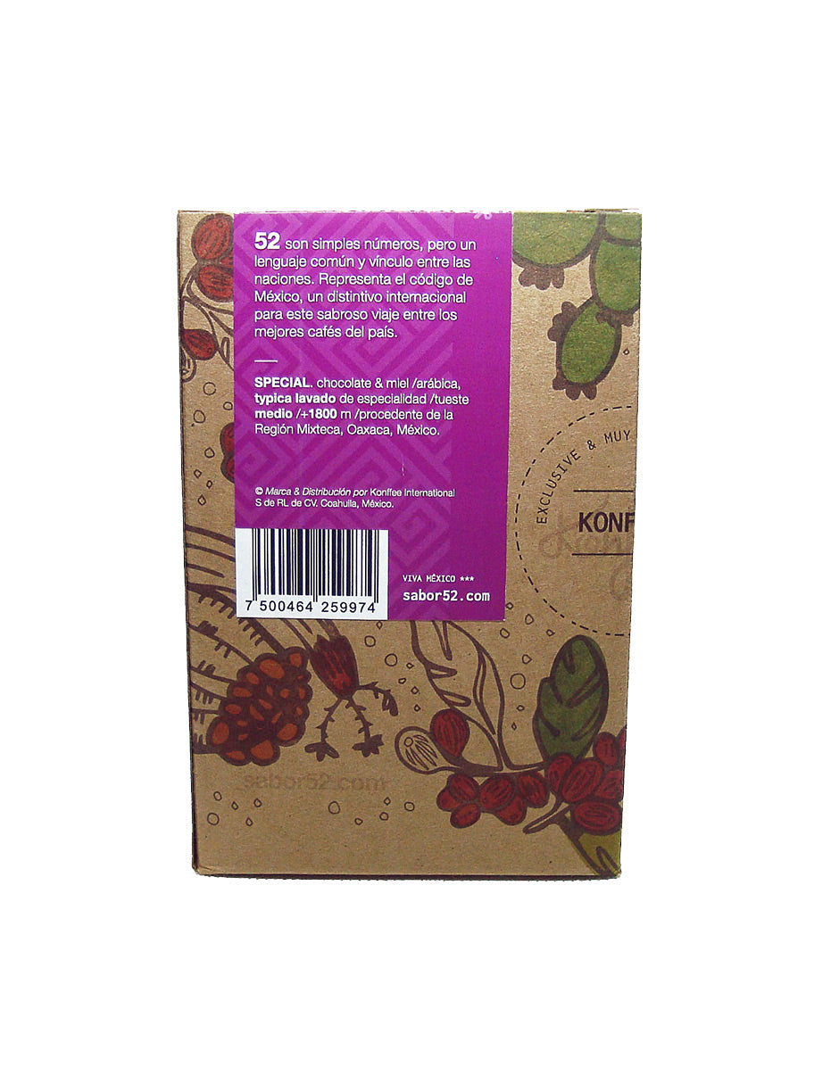 Café Artesanal 52 SPECIAL Oaxaca Pack de 3 - Grano
