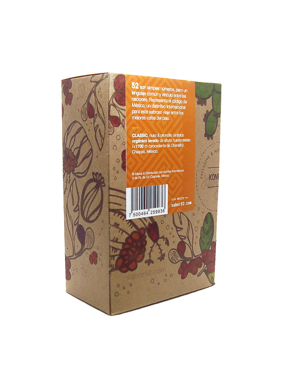 Café Artesanal 52 CLASSIC Chiapas Pack de 3 - Molido