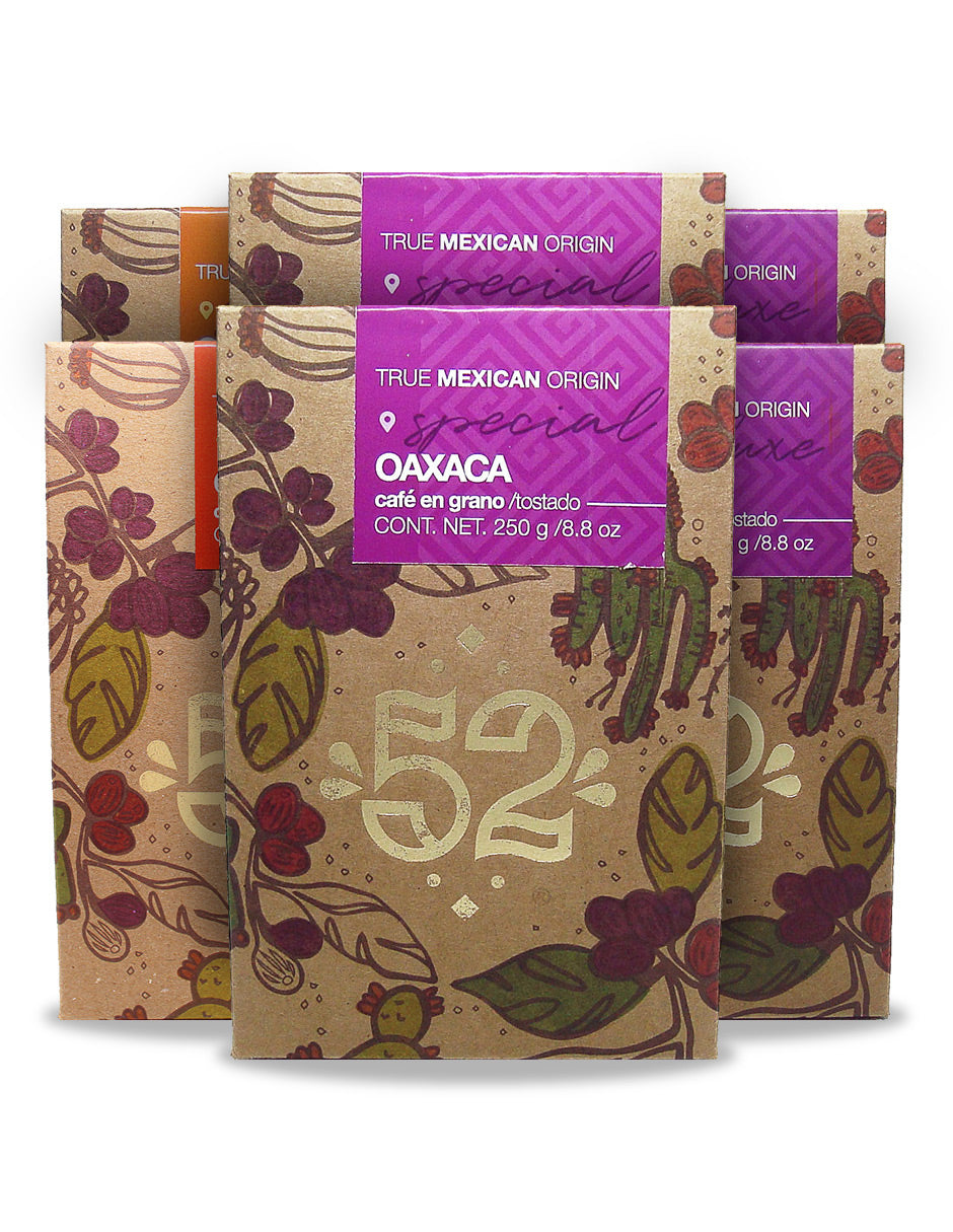Café Artesanal 52 BEAN 6.3 Edition Pack de 6 - Grano