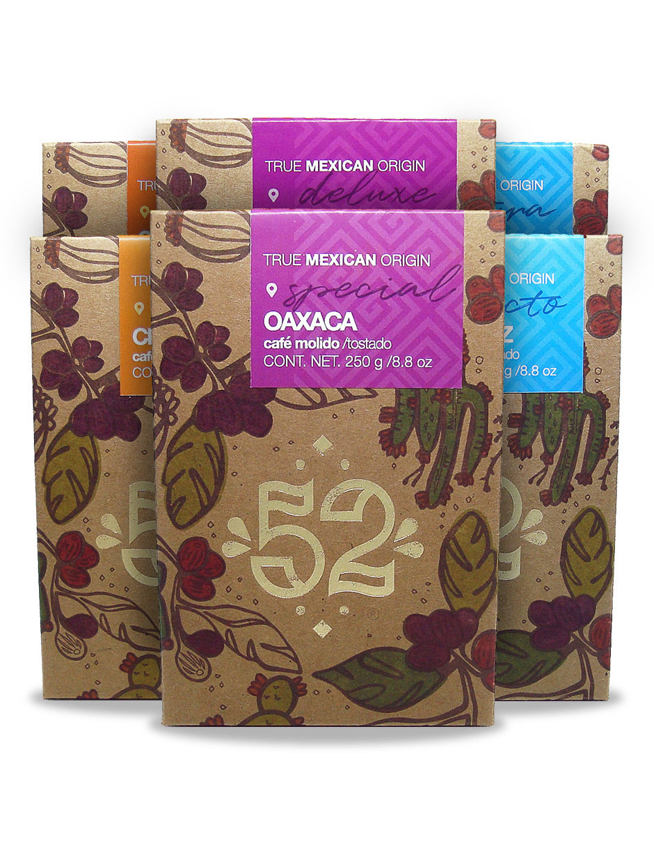 Café Artesanal 52 PREMIUM Edition Pack de 6 - Molido