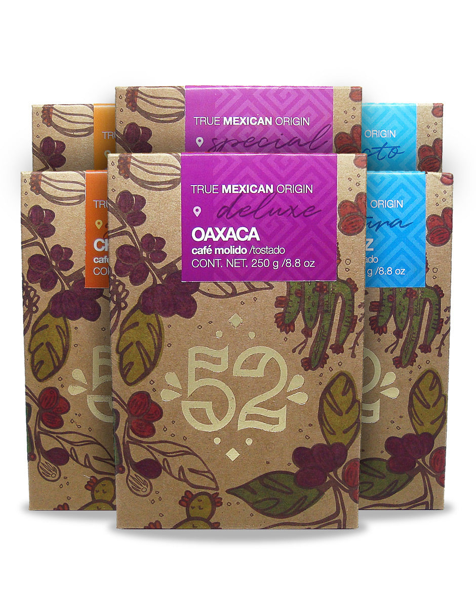 Café Artesanal 52 PREMIUM Edition Pack de 6 - Molido