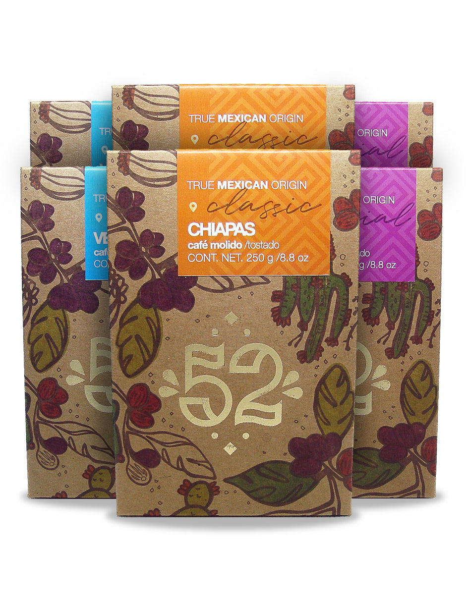 Café Artesanal 52 BASE Edition Pack de 6 - Molido