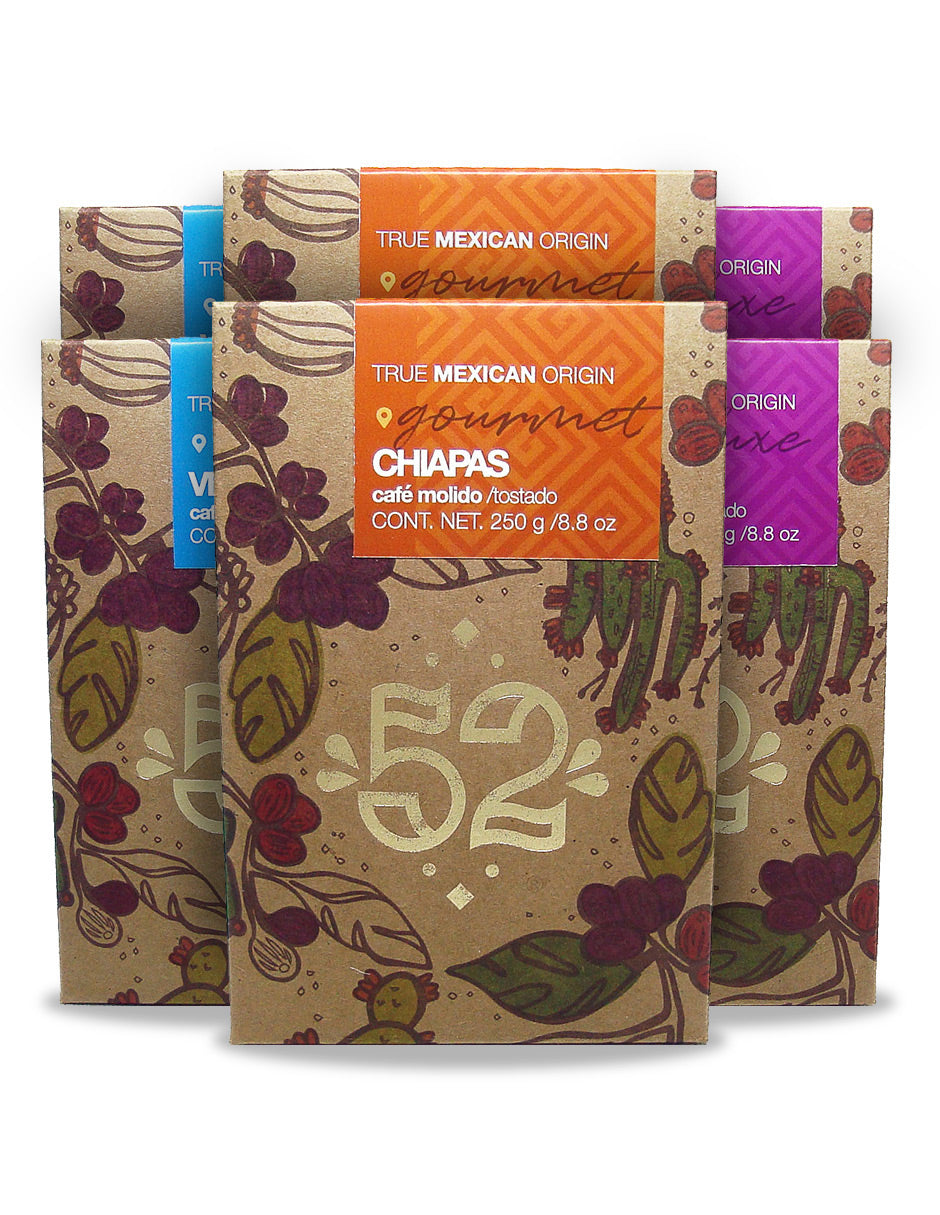 Café Artesanal 52 ELITE Edition Pack de 6 - Molido