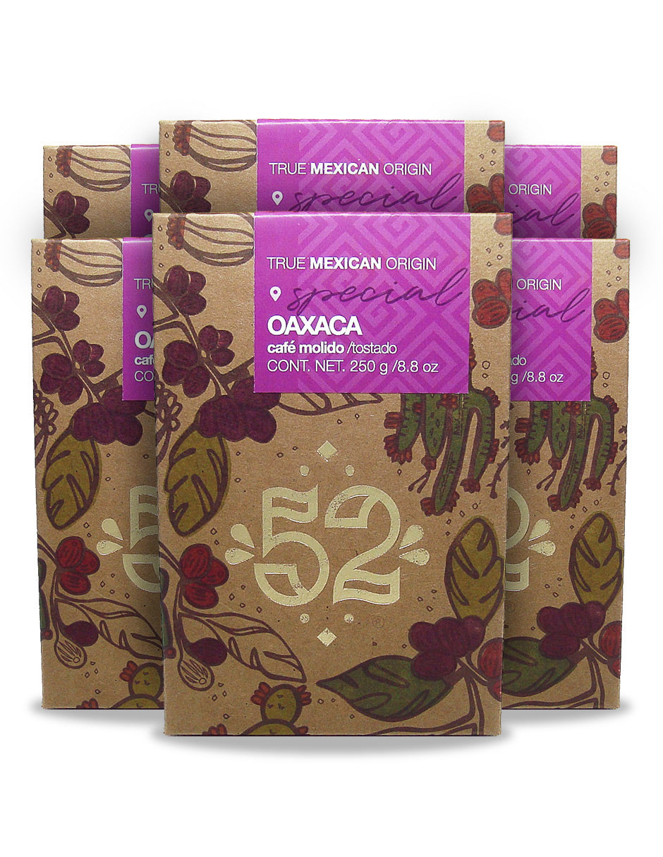 Café Artesanal 52 SPECIAL Oaxaca Pack de 6 - Molido