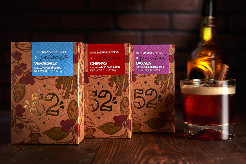 Colección completa de café artesanal mexicano 52 - Oaxaca, Chiapas y Veracruz