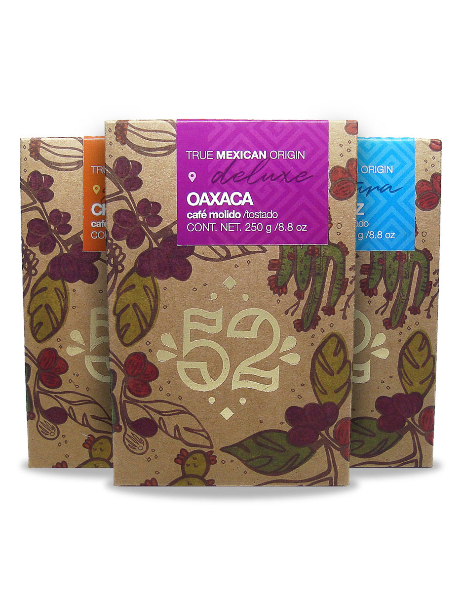 Pack 3 PLUS Edition molido - DELUXE vista frontal empaque