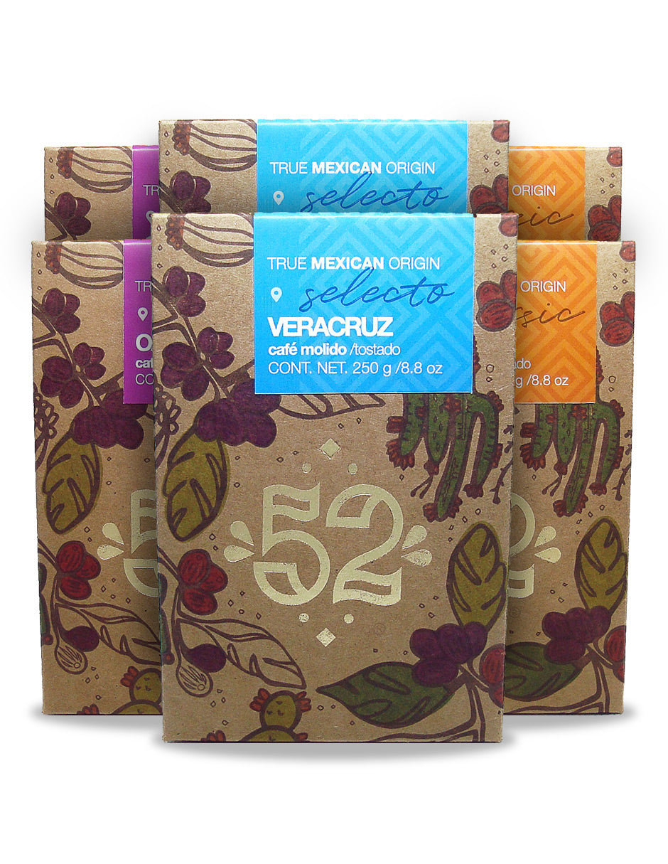 Pack 6 BASE Edition molido - SELECTO vista frontal empaque