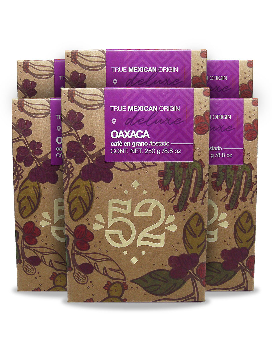 Café Artesanal 52 DELUXE Oaxaca Pack de 6 - Grano