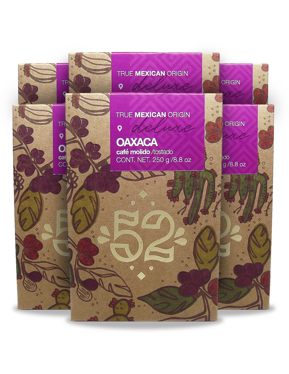 Café Artesanal 52 DELUXE Oaxaca Pack de 6 - Molido