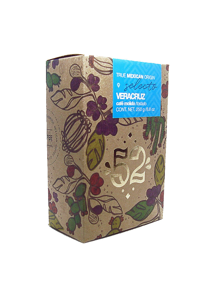 Pack 6 café SELECTO Veracruz molido - vista posterior